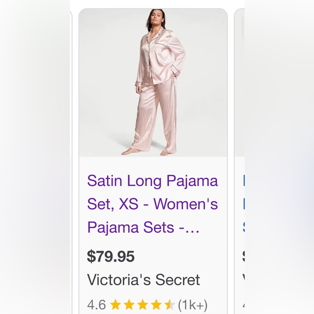 Victoria Secret Pajama Set